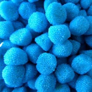 Blauwe snoep berries, leuk voor jouw blauwe snoepschaal voor een gender reveal party