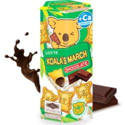 Koala koekjes gevuld met melk chocolade uit Azie.