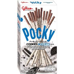 Pocky sticks uit Japan met cookies en cream smaak. Ze zien er ook nog eens erg mooi uit