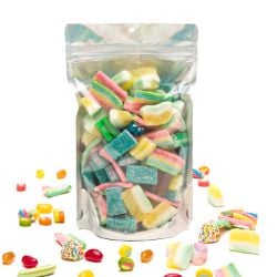 Vul jouw zak met favoriete schepsnoep. lekker voor onderweg, thuis of op vakantie