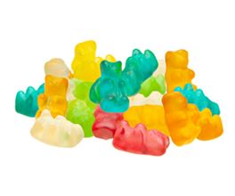 Heerlijke zoete gummy beertjes in een mix van vrolijke kleuren