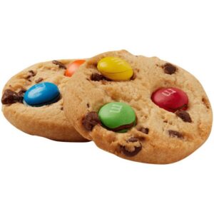 M&M chocolade cookies. Helemaal uit Amerika en zeer populair als American candy tussendoortje