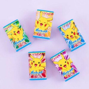 Pokemon kauwgom uit Japan. Een leuke productie om in een snoep traktatie te doen