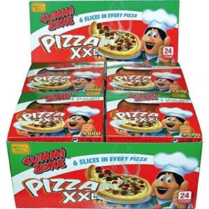 Gummy Zone Pizza snoep. 24 stuks en ideaal als traktatie of voor een feestje