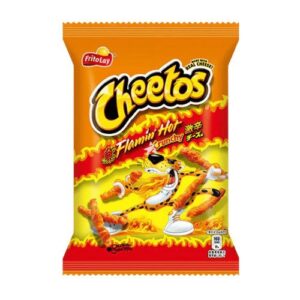 Cheetos flamin hot zeer pittige chips uit Japan