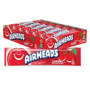 Airheads cherry flavor. Populair Amerikaans snoep lekker zoet en chewy