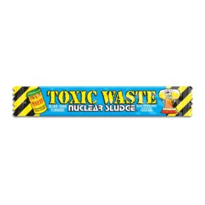 Zuur Buitenlands snoep, het merk Toxic waste is het populairste zure snoepmerk