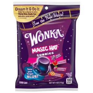 Wonka Magic Hat gummies. Amerikaanse snoepjes van de bekende film Willy Wonka