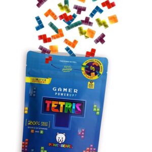 Tetris gummies. leuke retro snoepjes voor tussendoor of tijdens het gamen