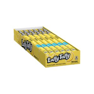 Chewy candy van Laffy Taffy uit Amerika met de smaak van banaan