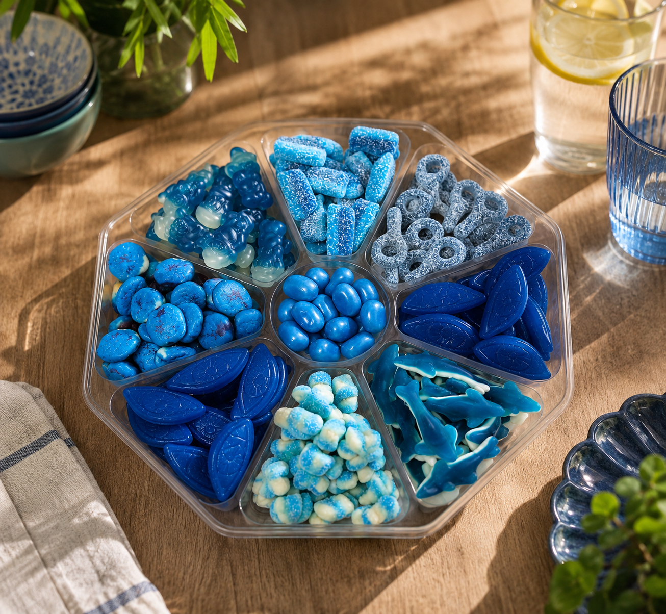 Blue Candy platter XL - Afbeelding 2