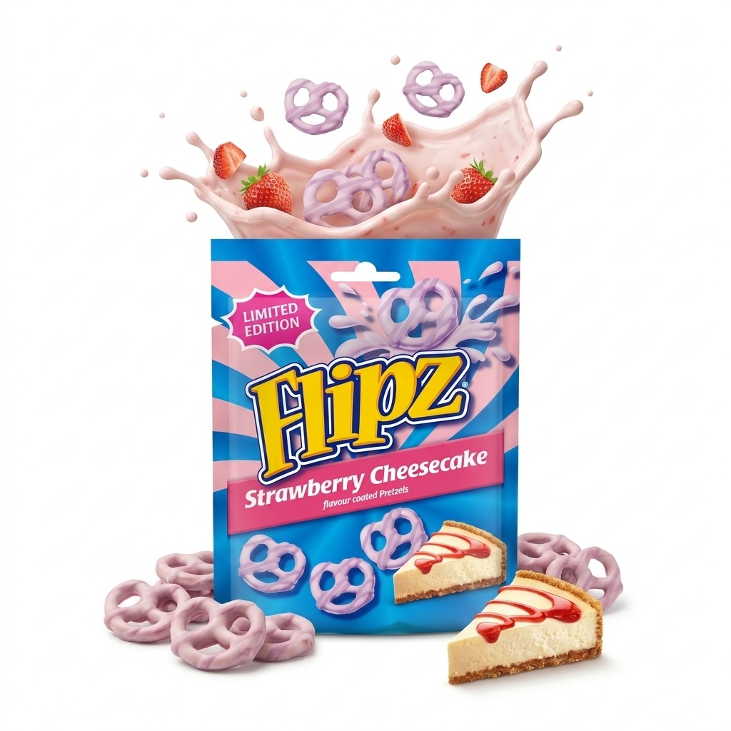 Flipz Strawberry Cheesecake