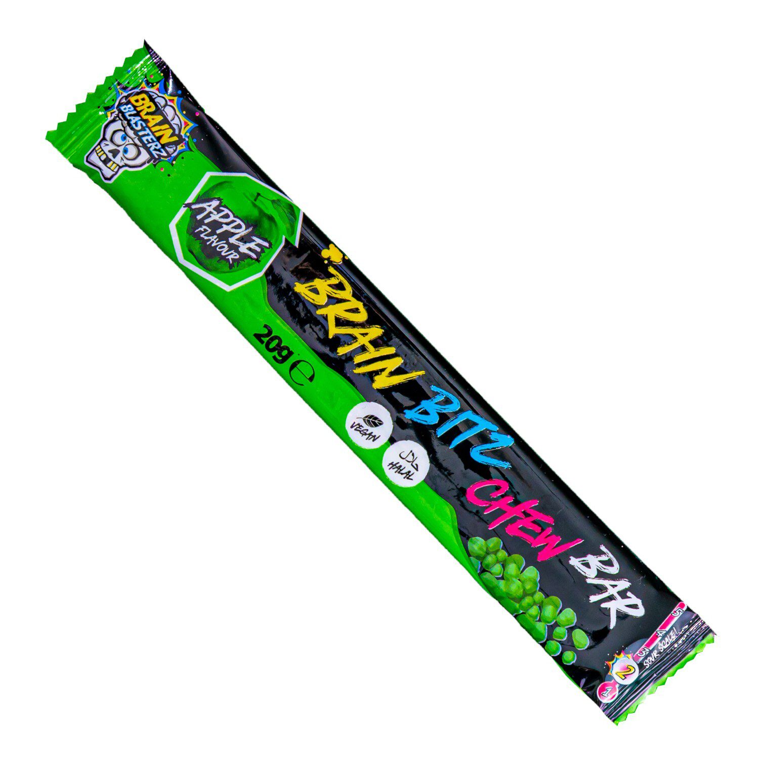 Brain Blasterz Bitz Chew Bar Apple