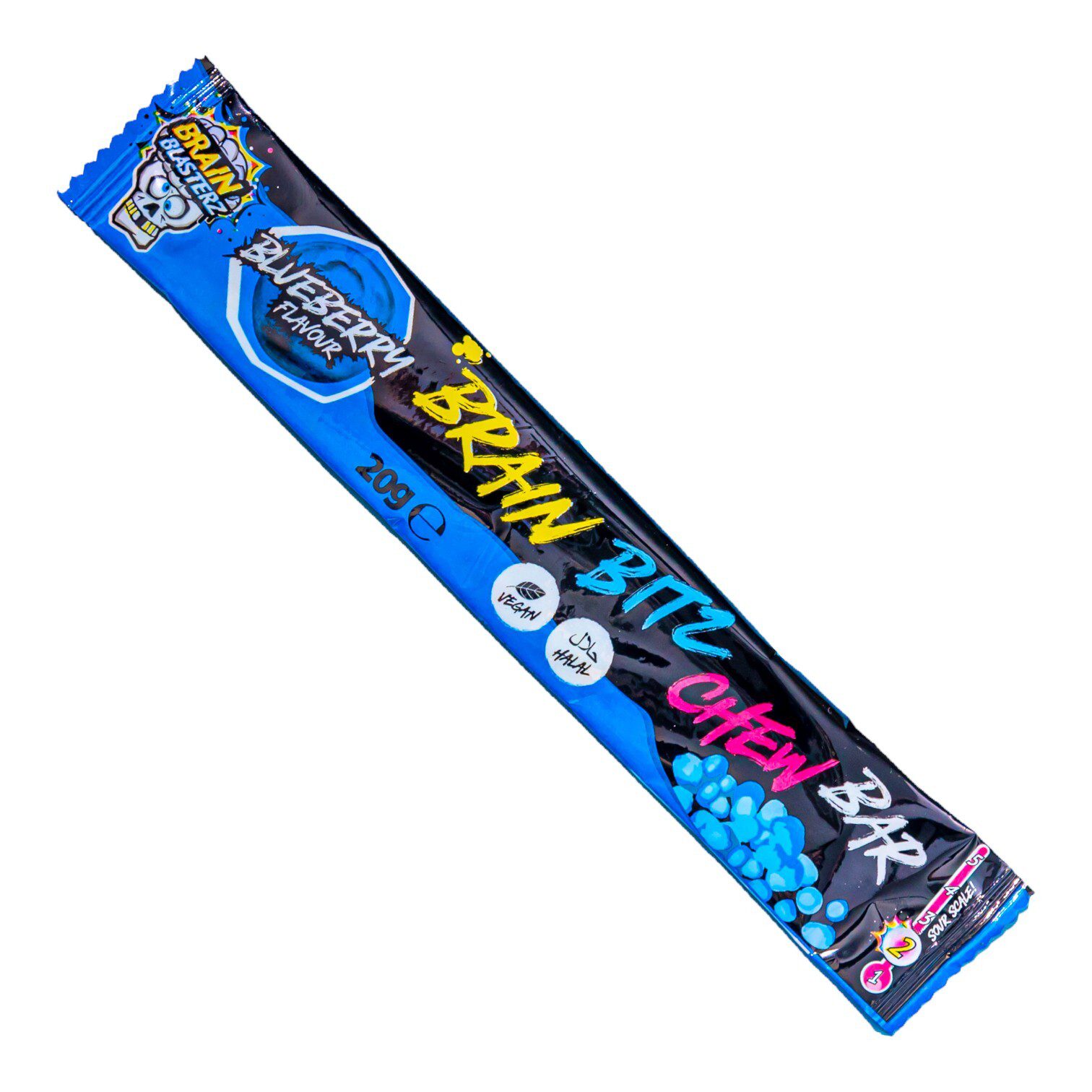 Brain Blasterz Bitz Chew Bar Blueberry