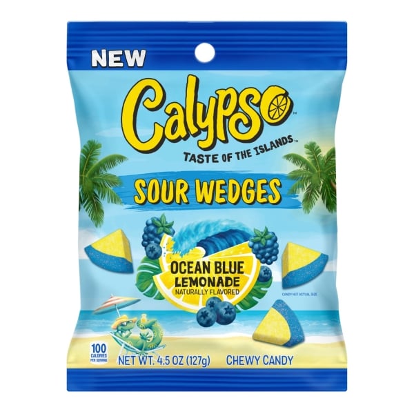 Calypso Sour Wedges Ocean Blue