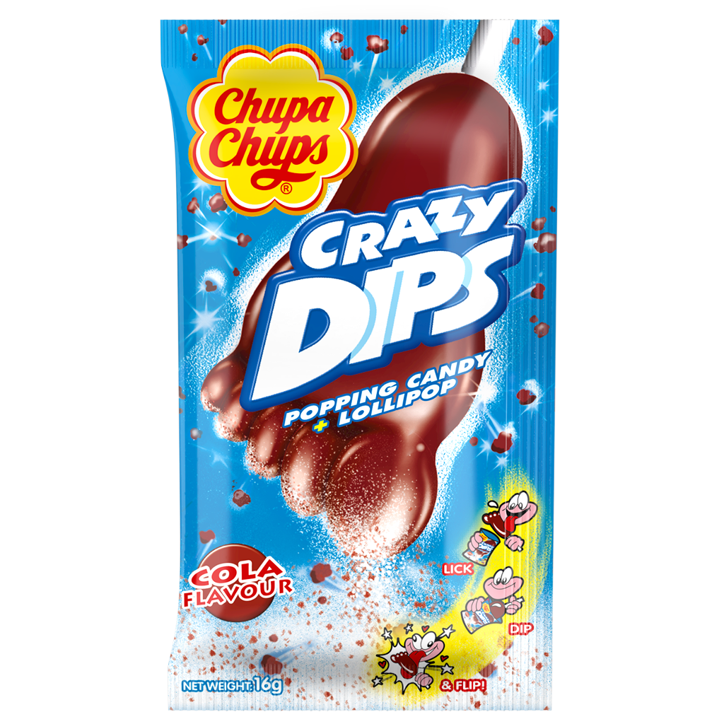 Chupa chups Crazy Dips cola