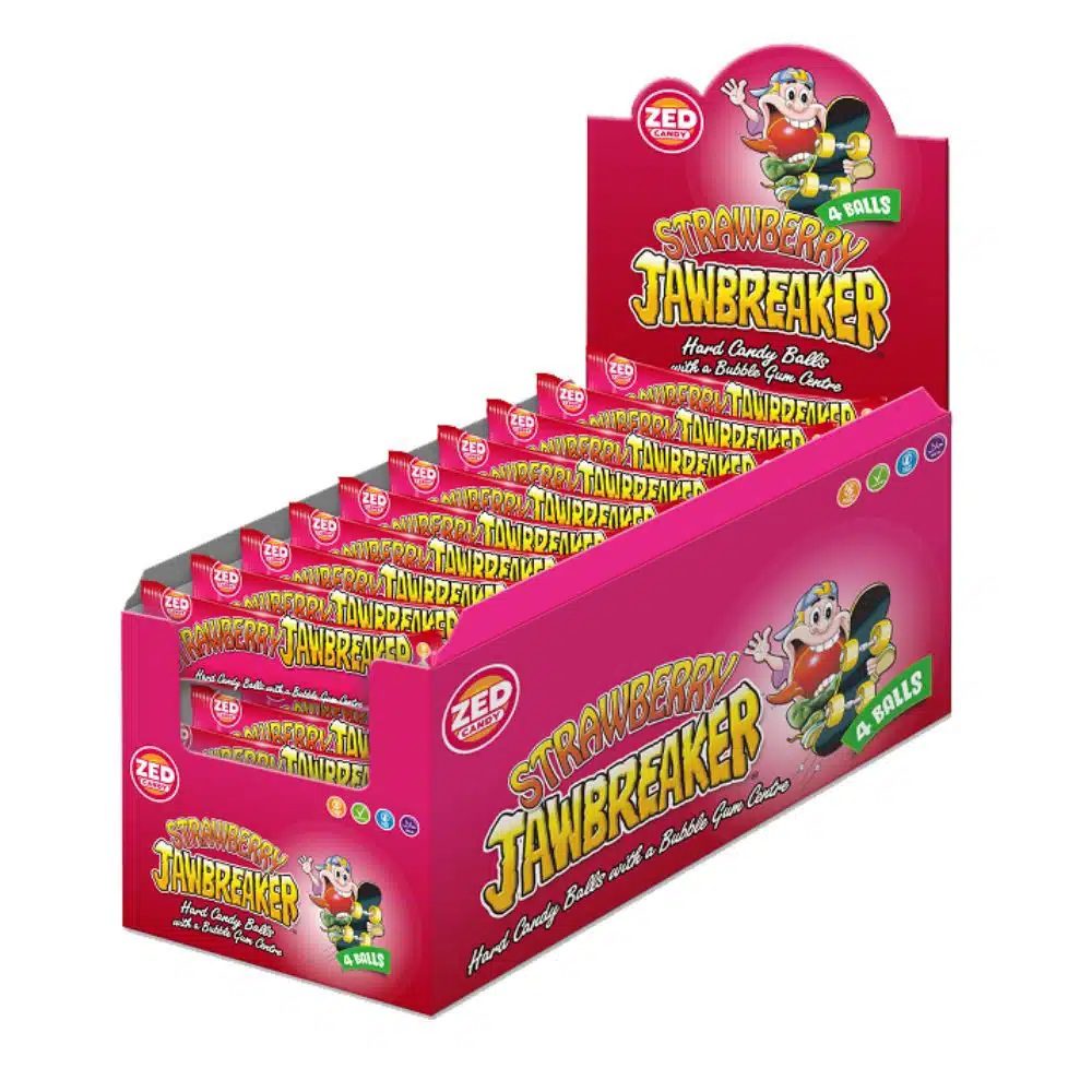 Jawbreaker-Strawberry-display 40 stuks