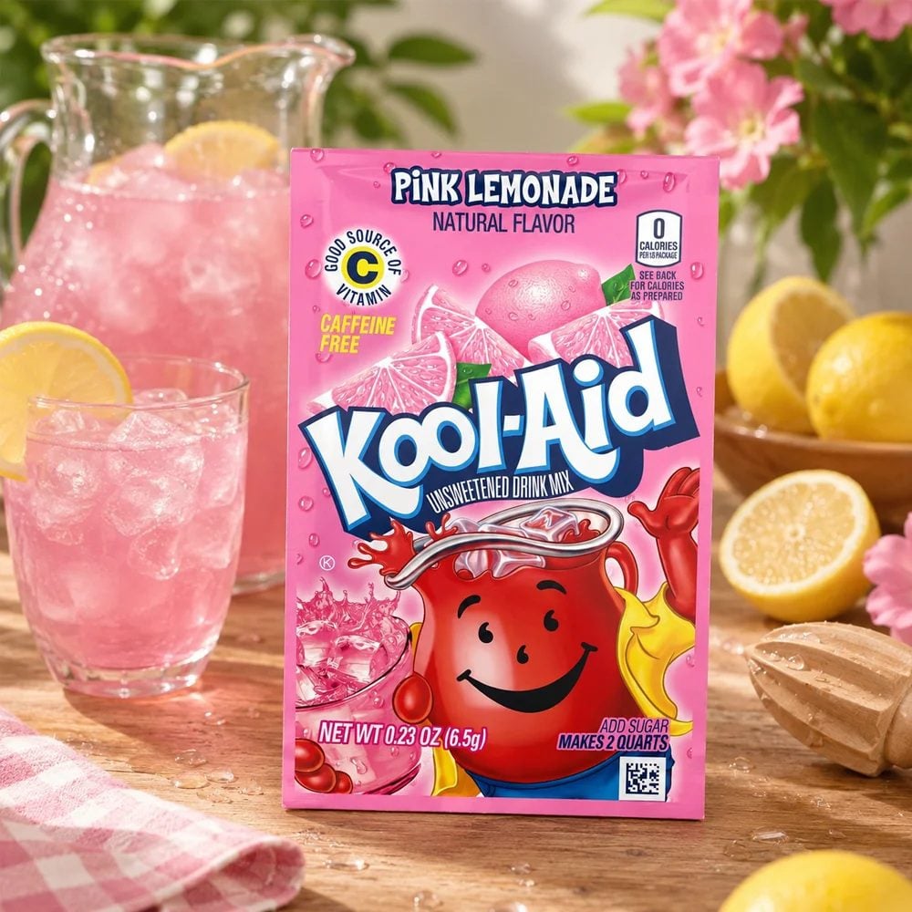 Kool-aid pink-lemonade