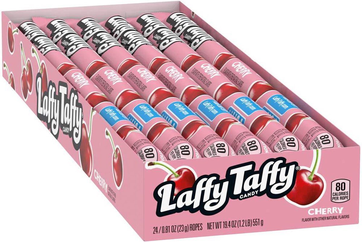 Laffy taffy cherry 24 stuks