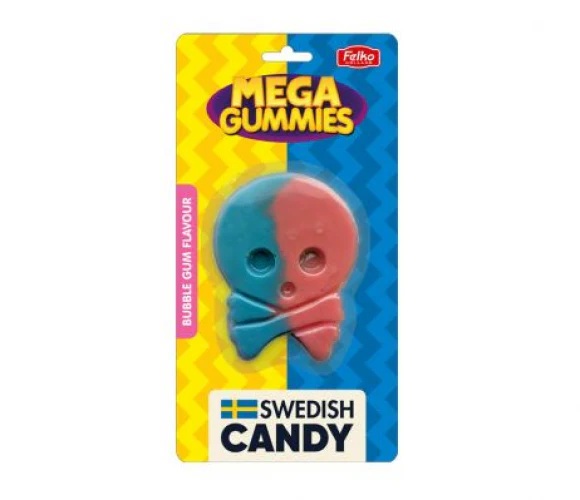 XL Gummy Swedish Skull