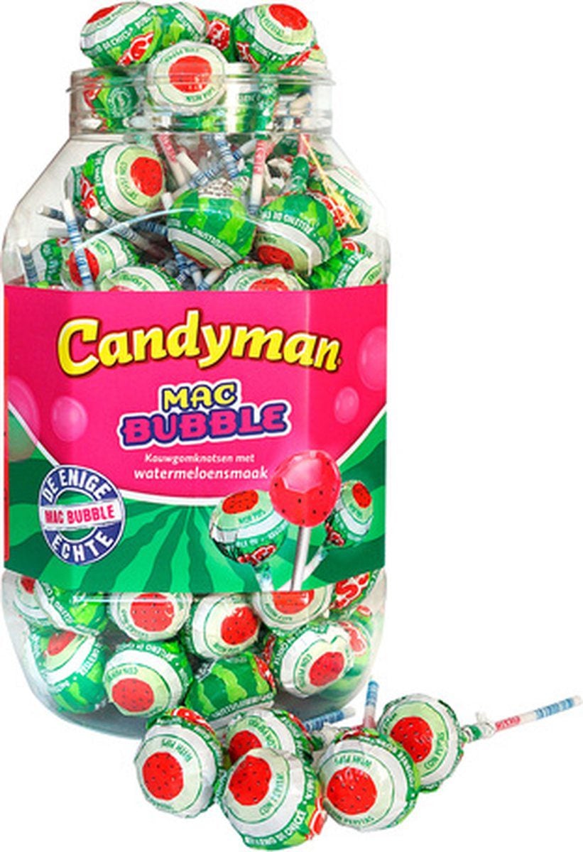Mr Bubble Watermeloen Lolly 4 stuks