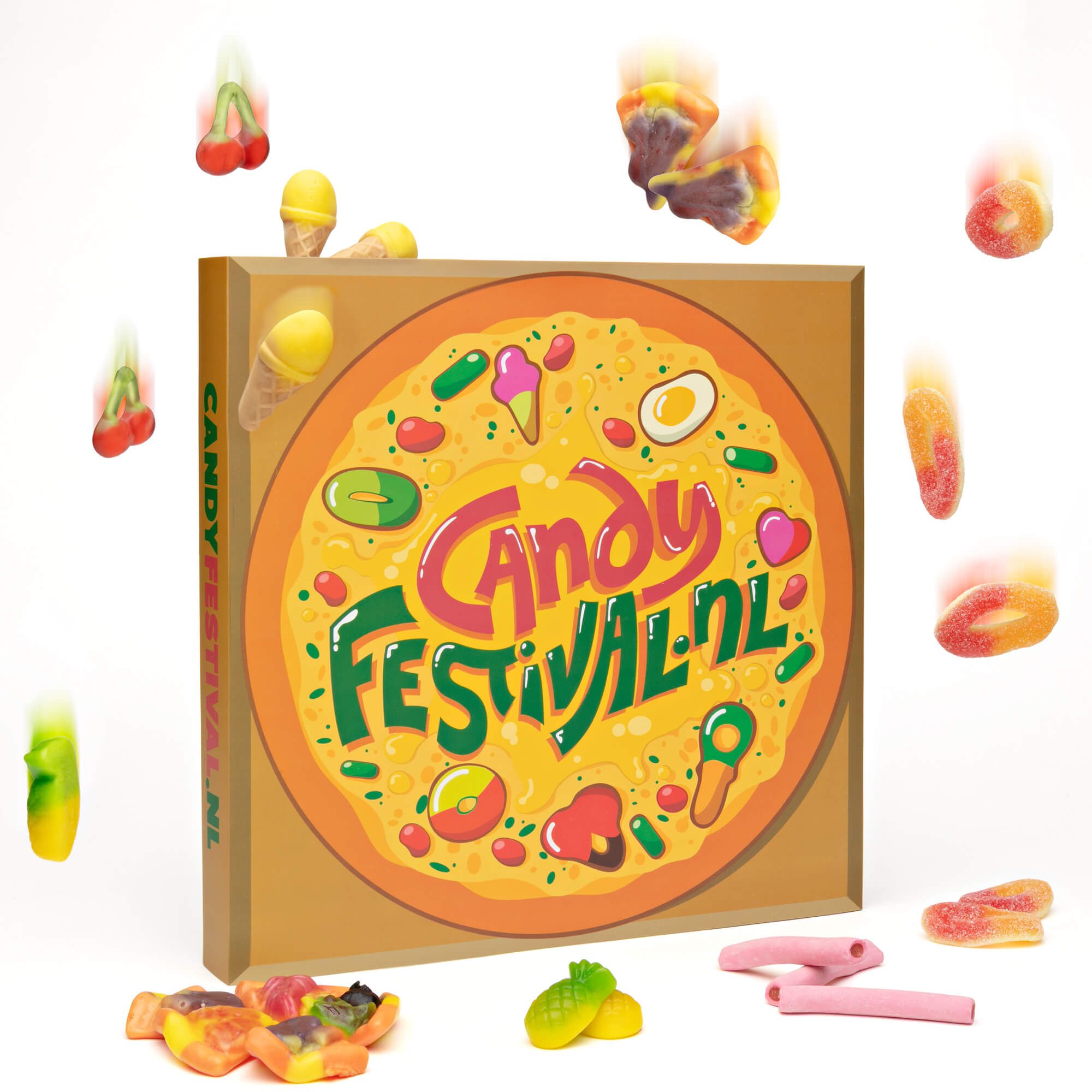 Pizza Candy Platter Gift Box