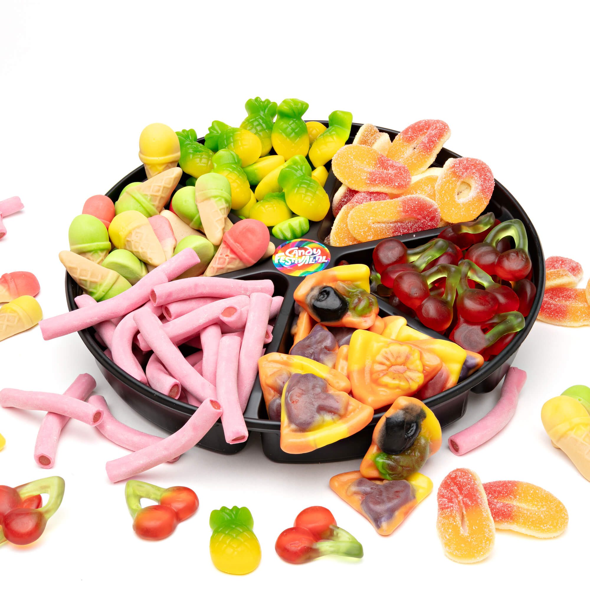Pizza Candy Platter Open