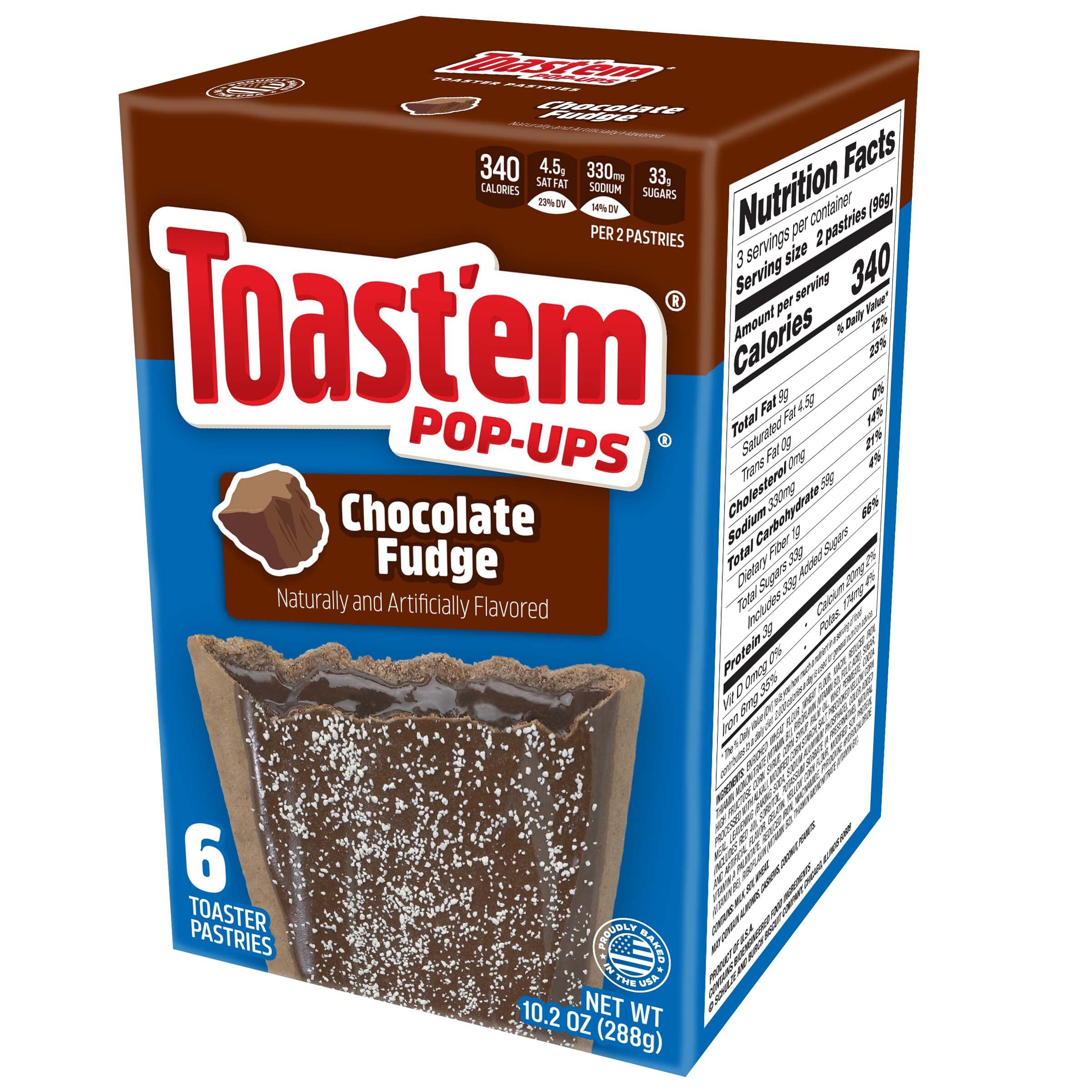 Toast’em Pop-Ups Frosted Chocolade Fudge