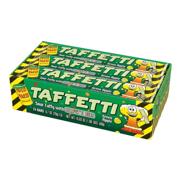Taffetti Toxic Waste Bar Green Apple