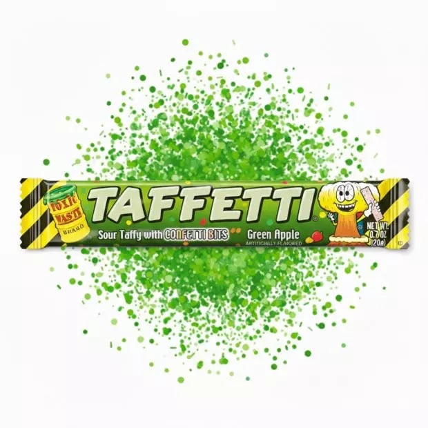 Taffetti Toxic Waste Bar Green Apple