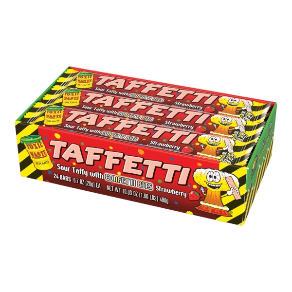 Taffetti Toxic Waste Bar Strawberry