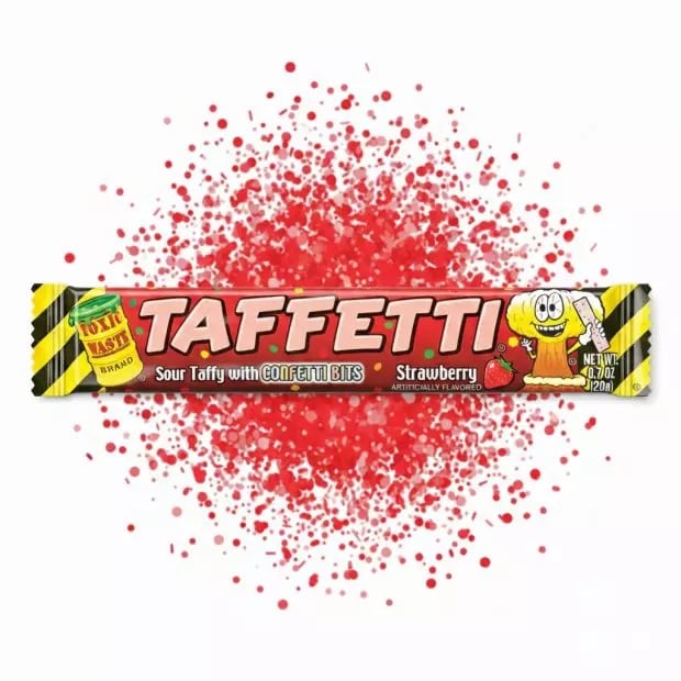 Taffetti Toxic Waste Bar Strawberry