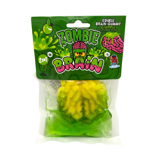 Zombie Gummy Brain Green Apple