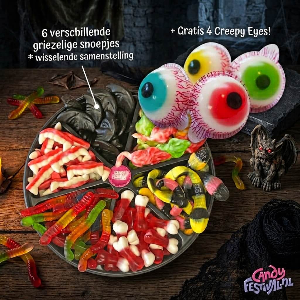 Halloween Platter + GRATIS 4x Creepy Eyes